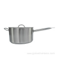 Stainless steel composite bottom cooking pot with handle